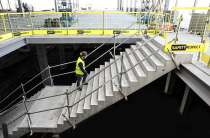 Edge protection stairs