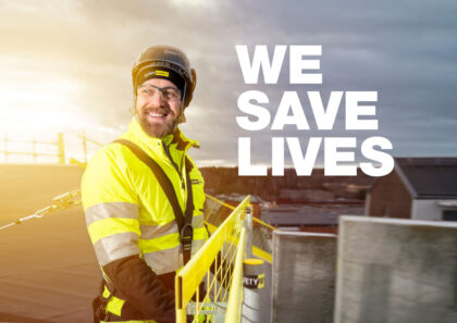 We save lives - apsaugos nuo kritimo produktus