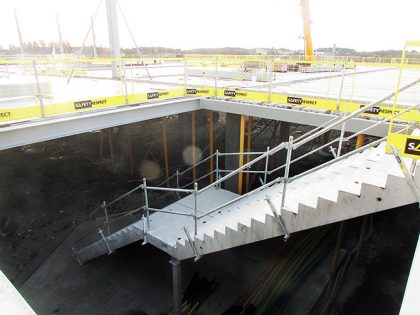 Edge protection stairs