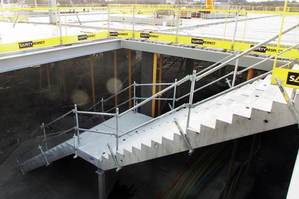 Edge protection stairs