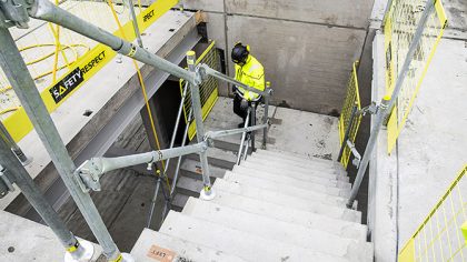 Edge protection stairs