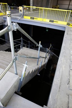 Edge protection stairs